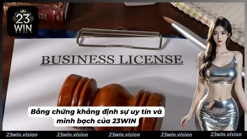 Bằng chứng thép cho sự uy tín của 23WIN