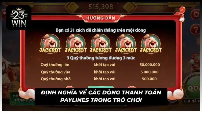 Người chơi khi tham gia sảnh nổ hũ cần hiểu rõ về định nghĩa của trò chơi